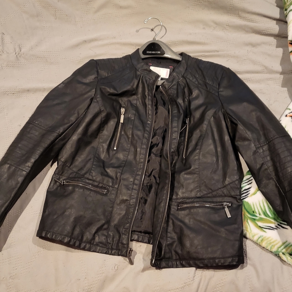 Fuax Leather Jacket